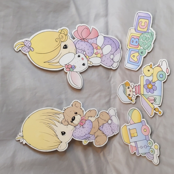 Wall Decor | Vintage 5 Pc Precious Moments Wall Decor Set | Poshmark
